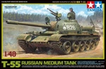 Tamiya 1/48 Russian T55 Medium Tank Model Kit TAM32598-W. Fixed Price $23.90.