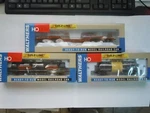 Ho Walthers Goldline 81' Depressed Center #90012 Coil #1108, Utlx Tank #413232. Fixed Price $109.00.