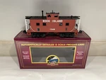Mth Premier Rock Island Steel Caboose 20-91067! Scale Train Center Cupola. Fixed Price $135.00.