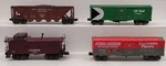 Menards & Lionel Assorted Gauge Freight Cars 4 Ex. Fixed Price $65.79.