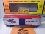 Mth Rail King 30-74350 Kdka Radio Box Car & O27 Gauge New. Fixed Price $49.99.