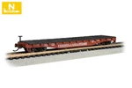 Bachmann 17353 Pennsylvania Railroad 52' Steel Flatcar #475465. Fixed Price $33.02.