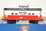 Athearn Ho Scale Wm Western Maryland 4 Window Radio Caboose Car #1828 Nos. Fixed Price $46.00.