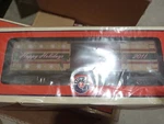 Lionel 2011 Christmas Boxcar 6-29975 Gauge Happy Holidays Wreath 3.1.2. Fixed Price $28.00.