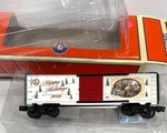 Lionel 6-25066 Holiday 2009 Christmas Box Car 027 Railroad New In. Fixed Price $27.95.