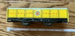 Hafner Tin Toy Train 91746 Yellow Gondola 1940'S. Fixed Price $20.00.