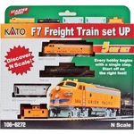 New Kato Train Set F7 Freight Up 106-6272. Fixed Price $159.95.