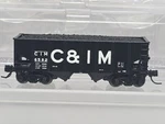 Bluford Shops Scale 60131 C&im 30' 2 Bay Hopper Chicago Illinois Midland Nib. Fixed Price $24.99.