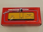 American Flyer S Gauge #6-48807 Garx Nickel Plate Road Reefer Nib. Fixed Price $14.95.