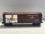 K-line Scale Chesapeake And Ohio Historical Art Wood Side Reefer. Fixed Price $54.99.