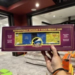 Mth Nestl Box Car Gauge Blue Yellow 50' Double Door Plugged Advertising. Fixed Price $79.00.