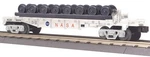 Mth King Nasa Railroad Flat Car & Wheel Set 30-76620 Works With Lionel Nib. Fixed Price $55.00.