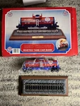 K-line Gauge Red Crown Gasoline Vintage Diecast Riveted Tank Car Bank 1/1500. Fixed Price $20.00.