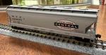 Micro-trains Scale #93030 3-BAY Acf Covered Hopper New York Central 886025 Ny. Fixed Price $18.14.
