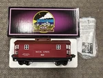 + Mth Gauge Tinplate Red & Brown No. 817 Caboose Lnib 10-3004 *h. Fixed Price $150.00.