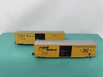 Atlas Ho - 50 6 Car Missing Trucks No Package Railbox Set Of 2. Fixed Price $35.00.