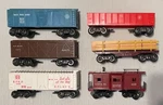 Marx Post-war 027 Gauge Deluxe 8 Wheel Freight Car Lot Of 6 Nice. Fixed Price $69.99.
