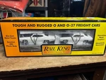Mth Rail King 7692 Tranport Flatcar W 1970 Ford Torino Nib Train. Fixed Price $40.00.