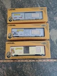 Lot Gauge Joshua Lionel Cowen Box Cars 6-9429 9430 9431 Limited Edition 100TH. Fixed Price $33.00.