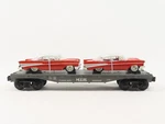 Mth 30-7610 Lines With Ertl 57 Chevys Semi Scale Flat Car Ln. Fixed Price $38.24.