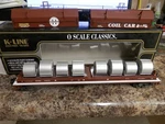 K-line K676-1172 Bnsf Scale Coil Car (#534579). Fixed Price $55.00.