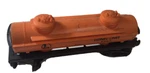 Scale Trains Lionel Lines Double Dome Tank Car 6465 Orange Toy Play Collection. Fixed Price $12.95.
