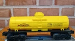 Lionel Sunoco 1 Dome Yellow Tanker 9050 -C-6 Box. Fixed Price $19.99.