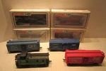Lionel Ho Trains 5-8573 8601 8614 8702 Stock Caboose Box Cars. Fixed Price $42.95.