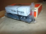 Lionel 17506 Norfolk Southern Flatcar With Trailer + Box. Fixed Price $25.00.