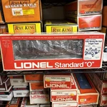 Lionel 6-9823 Gauge Santa Fe Flatcar With Freight Load Ex/box. Fixed Price $15.00.