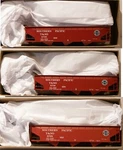 Accurail #8163 (3PACK) Aar 70-TON Offset-side 3-BAY Hopper 3-PACK Kit -- So. Fixed Price $55.78.