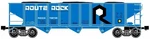 Rmt 66240 Rock Island Ton Bay Hopper W/ Load Ga Rail Rd. # 700325. Fixed Price $37.95.