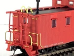 East Coast Railroads Ho ECRR-72 Sal Seaboard Air Line 36' Wood Caboose 5343. Fixed Price $37.50.