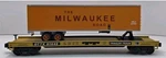 Mth Gauge Flat Car W/ 40' Trailer Milwaukee Road Ottx #91646 #92126. Fixed Price $199.99.