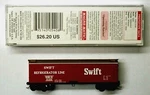 Mtl Micro-trains 49400 Swift Refrigerator Line Srlx 5193 Wood Car. Fixed Price $16.00.