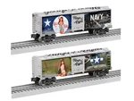 Lionel 2238130 Wings Of Angels Lisa Navy & Army Boxcar Usa Mib. Fixed Price $74.99.