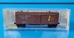 SB21: Micro-trains 42100 Scale 40' Boxcar Hill Bros. Coffee. Fixed Price $21.95.