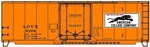 Accurail Ho Scale Kit 40' Steel Boxcar American Colloid Company/lovx #9108. Fixed Price $17.69.