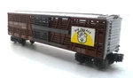 **no Box** Gauge Lionel 6-7808 Northern Pacific Pig Palace Stock Car. Fixed Price $30.00.