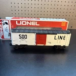 Lionel 6-9702 Soo Line Boxcar Red White Gauge W/box. Fixed Price $19.99.