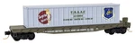 Us Army Air Corps Surprise Attack Art 50' Flatcar W/load MTL#045 00 507 N Scale. Fixed Price $32.49.