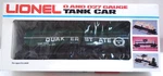 Lionel 6-6302 Quaker State Triple Dome Tank Car. Fixed Price $29.99.