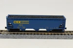 N Scale Kadee 3-BAY Hopper W/ Coal Load Csx C&o 154416 Blue. Fixed Price $14.89.