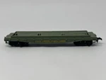 Tyco Ho Scale Green Western Maryland 2475 Flat Car. Fixed Price $8.49.