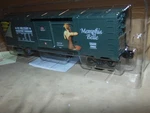 Menards Gauge 279-3101 Memphis Belle Nose Art Boxcar #85 -new In Plastic. Fixed Price $22.00.