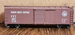 Pacific Great Eastern Rr 40' Boxcar 3037 Metal Wheels Kadee Walthers Built Ho. Fixed Price $9.95.