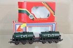 Lima 305644 Rake Of 2 Weathered Cws Ims Wheel Milk Tank Wagon Ob. Fixed Price $43.07.