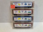 Kadee Micro-trains Bicentennial 50 Boxcar 4-PACK Sc 38110, Ri 38030, Ct 38020. Fixed Price $80.00.