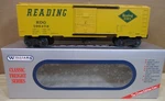 Williams Trains Freight Car 40 Stock Box #30 Reading Lines Yellow Scale. Fixed Price $49.99.