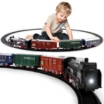 Deao Christmas Train Set Toys For Kids, Track One Size, Red, Green. Fixed Price $21.82.
